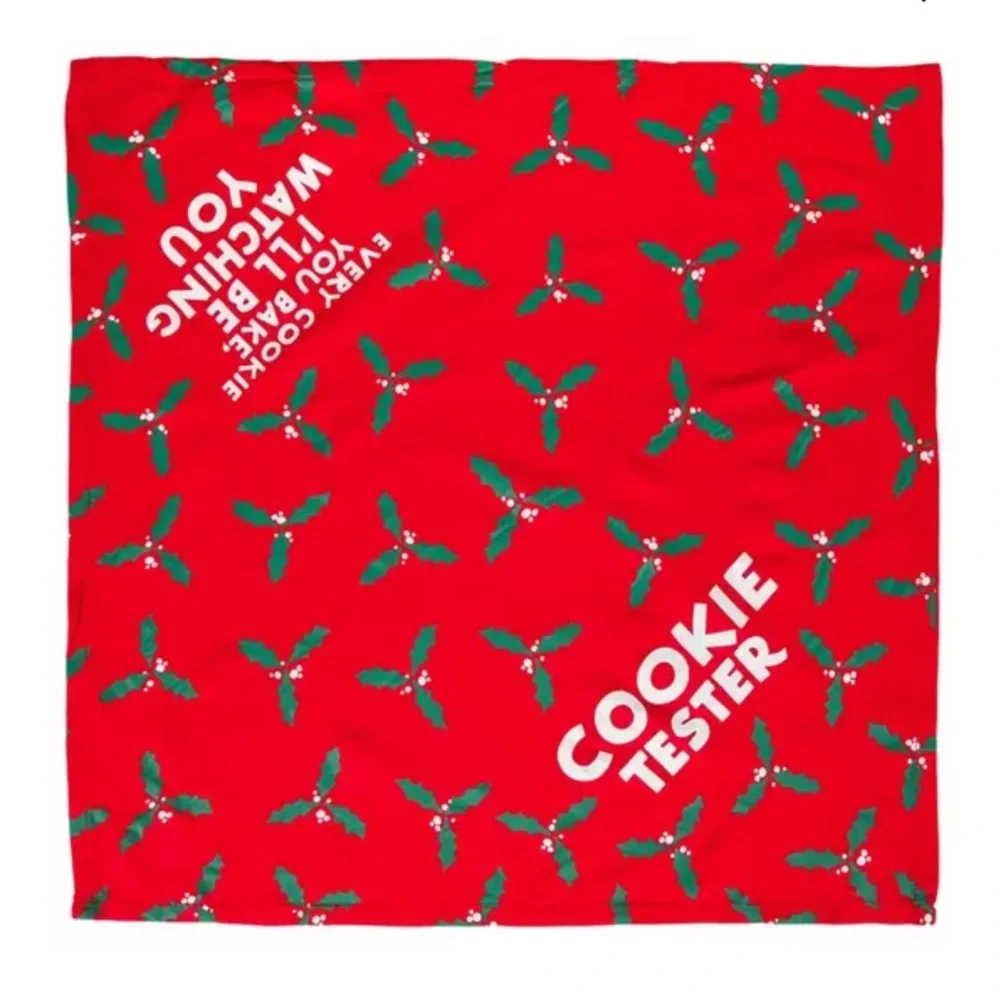 Dog’s Christmas “Cookie Tester” Pet Bandana